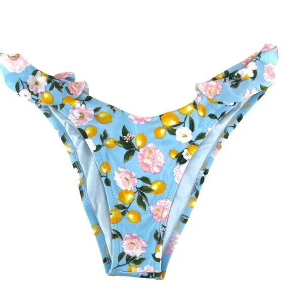 Victoria's Secret Brazilian Ruffle Bikini Bottom NWT Size Medium - Picture 5 of 10